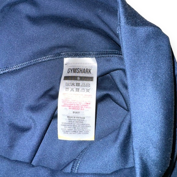 Gymshark Women’s Training Leggings High Waist Navy Blue Small - Picture 7 of 8